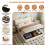 King Hydraulic Bed, LED Light & Charging Station 6