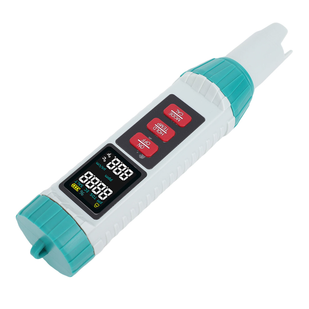 5-In-1 Water Quality Meter Ph, Ec, Tds, Salinity, Temp, Ip67 Waterproof 9381389519590