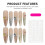 (444) Colorful Cat Eye Press-On Nails, Zero Pressure 6