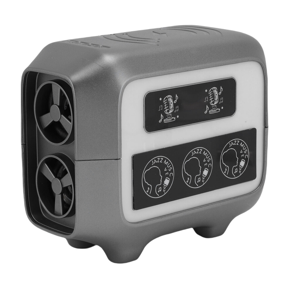 Portable Bluetooth Speaker With Wireless Charger 15W Grey 9491389519619