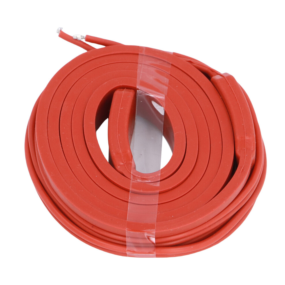 Waterproof Silicone Pipe Heat Tape, 15X1000mm, 75W, Freeze Proof 4011388506776