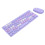 Wireless Retro Keyboard Mouse Combo, 64 Keys, 1200dpi, Violet 13