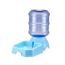 (Blue, Water Bowl) Automatic Cat and Dog Pet Water Food Dispenser Detachable for Easy Cleaning Pet Water Food Dispenser for Pet Cats Dogs a