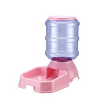 (Pink, Feeding) Automatic Cat and Dog Pet Water Food Dispenser Detachable for Easy Cleaning Pet Water Food Dispenser for Pet Cats Dogs a