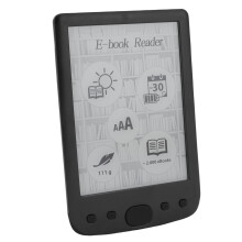 Eye-Friendly 6 Inch Touch Screen E-Reader with 2500mAh Battery, Supports Up To 32G