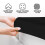 (Super King, Black) 40cm Deep Fitted Sheet - Premium Microfiber Mattress Sheet Single Double & King Sizes UK 4