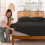 (Super King, Black) 40cm Deep Fitted Sheet - Premium Microfiber Mattress Sheet Single Double & King Sizes UK 2