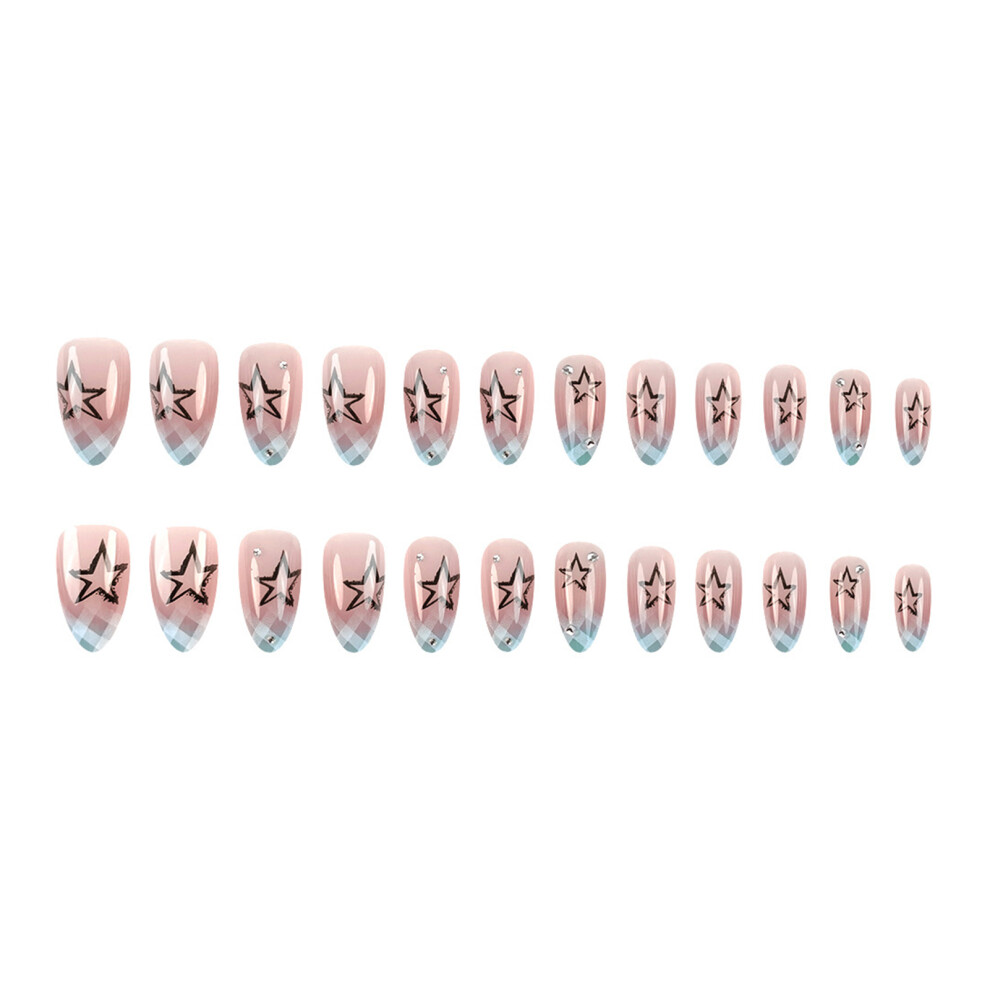 Dachuang Beauty Flexible Gradient Fake Nails For Manicure Lovers