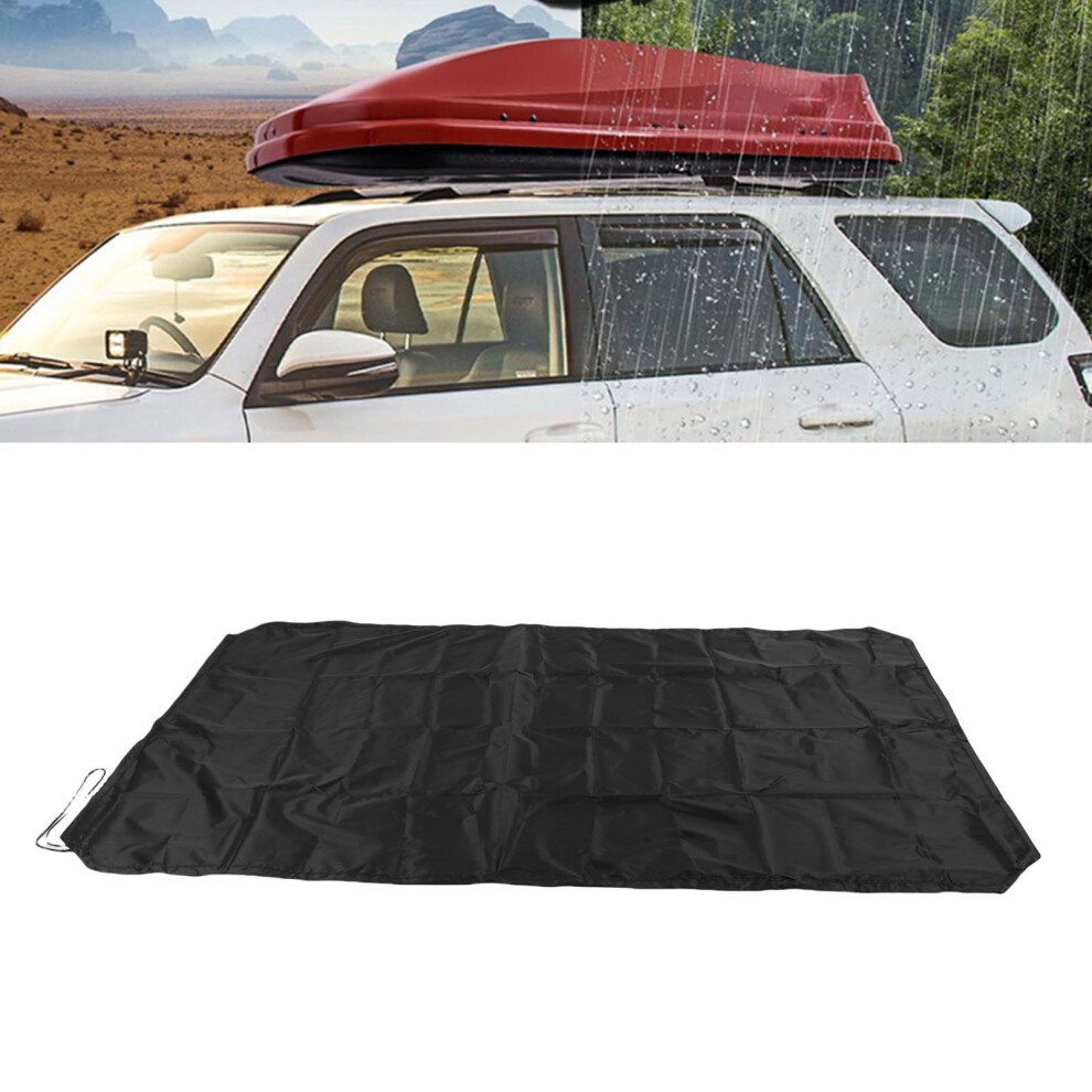 Waterproof Suv Car Roof Cover 210D Oxford 230X145cm Silver 8711388508737