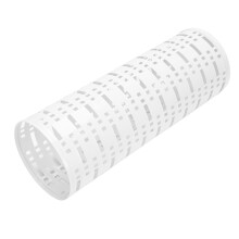 Metal Alloy Umbrella Holder - Round White Entryway Organizer 42x16.5cm