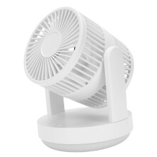 Tischventilator 3 Geschwindigkeiten, 6000mAh, 146x146x185mm, Beige
