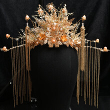 (Ear Acupuncture) Chinesische Braut Tiara & Ohrringe Set
