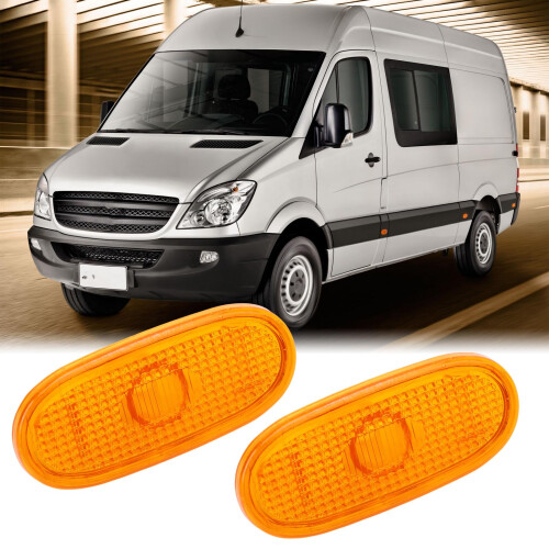 Bernsteinfarbene Seitenmarkerlinse A0038202956 2 Stück Sprinter