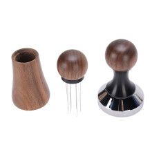 Nadel-Typ 58mm Walnuss-Holz Tamper-Set 1.83x3.79in