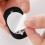 (Black marbles) Stick-On Casters for Small Appliances 1