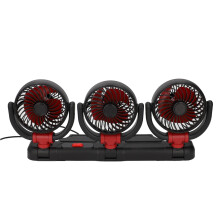 3 Heads Cooling Fan with Phone Holder, 24V Portable Electric Fan for Car/Truck