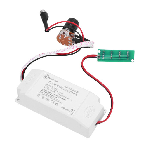 4-Pin Fan Speed Controller Water Pump Regulator ABS, Max 6A