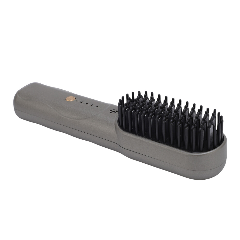 Black Rechargeable Cordless Hair Straightener Comb 2600Mah 30W