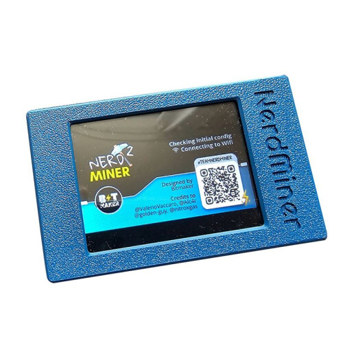 Para Nerdminer 77K/S Hashrate com Tela de 2,8 Polegadas BTC Lottery Solo Miner Bitcoin Nerd Miner para BTC Miner
