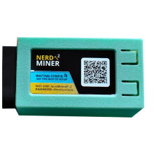 For Nerdminer V2 Pro Miner Hashrate 78K/S BTC Lottery Solo Miner Nerd Miner with Fan Green