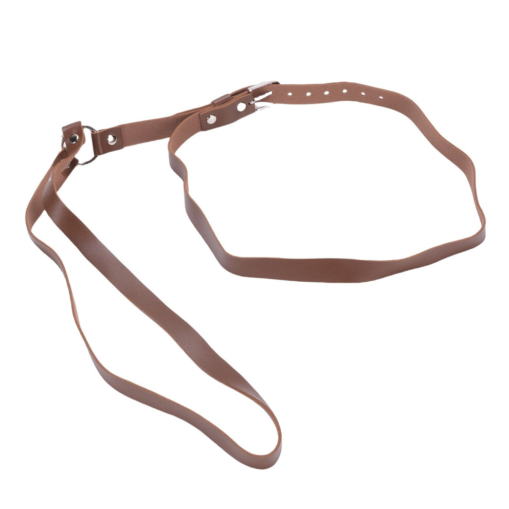 Pu Leather Hat Holder Strap - Multifunctional Automotive Seatback, Brown 4951388511649