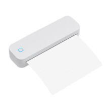 Bärbar Termisk Överföringsskrivare Trådlös, Multi-Size, Miljövänlig för Windows System,  Os System, Telefon, Surfplatta, Vit