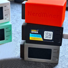 Pour Nerdminer V2 Pro Miner Hashrate 78K/S BTC Lottery Solo Miner Nerd Miner avec Ventilateur Orange