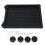 Black Silicone Protective Cover for Mini Dish with 4 Suction Cups 3