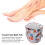 Collapsible Foot Bath Basin 30x30 cm White Maple 5