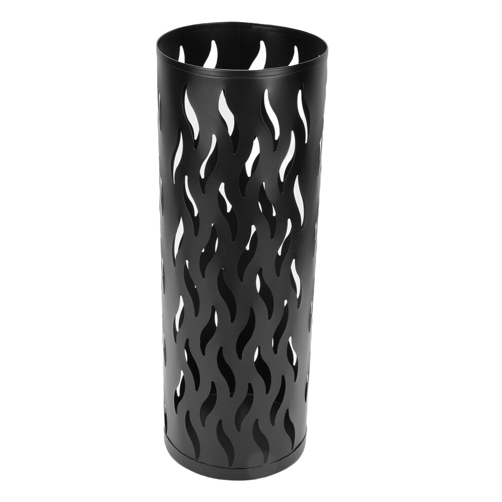 Metal Round Umbrella Holder 45 x 15 x 15cm, Black, Entryway Organizer
