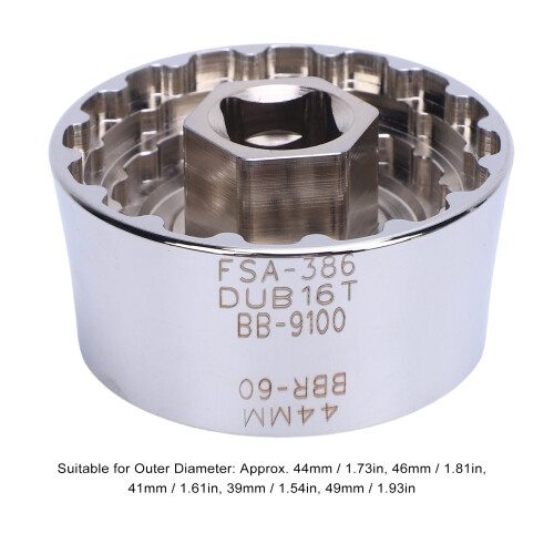 Multifunction Bicycle Bottom Bracket Tool for 39mm-49mm, Aluminum Alloy 1