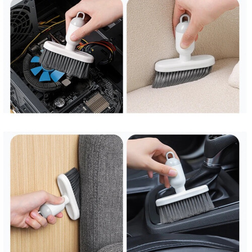 Two-in-One Car & Desktop Cleaning Brush Compact 2
