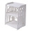 Modern Small White Bedside Table 2