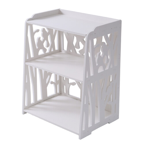 Modern Small White Bedside Table 1
