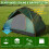 Green Waterproof Backpacking Tent for 1-2 People 6