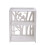 Modern Small White Bedside Table 3
