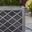 Samuel Alexander 30cm Small Square Plastic Pewter Effect Grey Garden Patio Planter 6