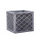 Samuel Alexander 30cm Small Square Plastic Pewter Effect Grey Garden Patio Planter 9