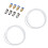 LED Solar Garden Lights 6 Pack Waterproof Pathway Easy Install Warm White 1