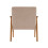 Modern Wood Frame Upholstered Armchair 5