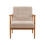 Modern Wood Frame Upholstered Armchair 2