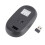 2.4G Wireless-Maus kompakt Schwarz 400mAh 12
