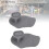 2er-Pack Silikon-Gym-Griffe rutschfest ergonomisch grau 4
