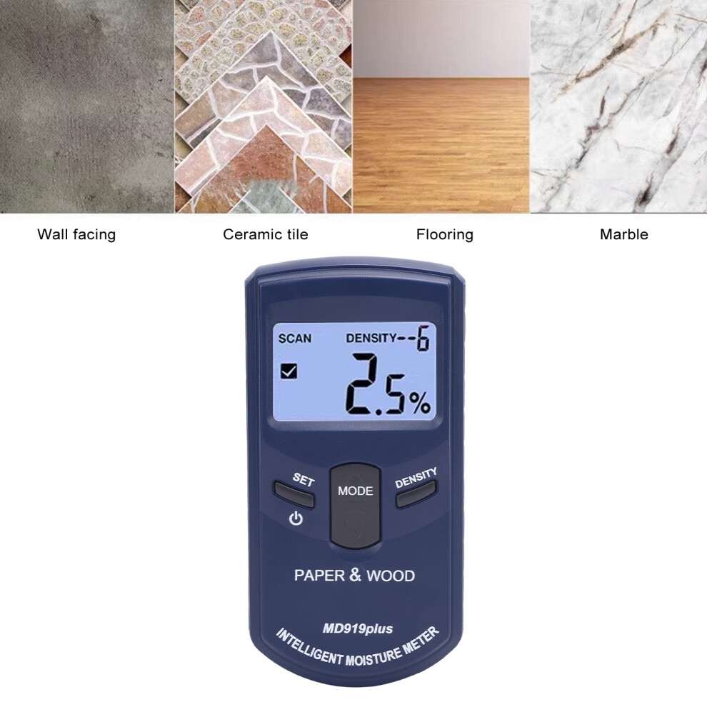 Digital Moisture Meter for Wood and Concrete