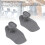 2er-Pack Silikon-Gym-Griffe rutschfest ergonomisch grau 10