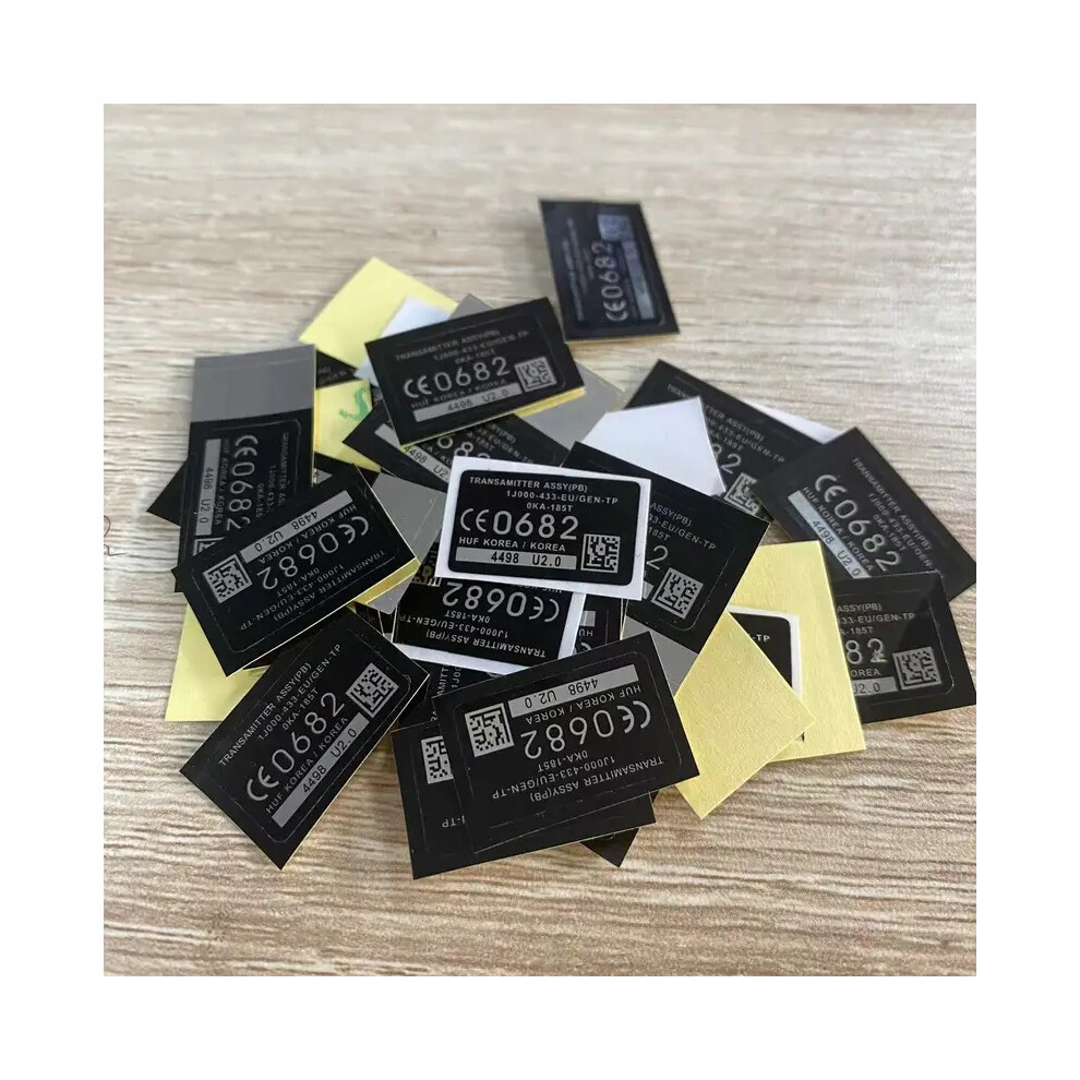 10Pcs 3 Buttons Stickers For Kia For Hyundai Auto Flip Remote Control Key Fob 6935161669442