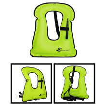 (Fluorescent Green - Adult Model) Inflatable Swim Vest for Adults - Water Sports Safety