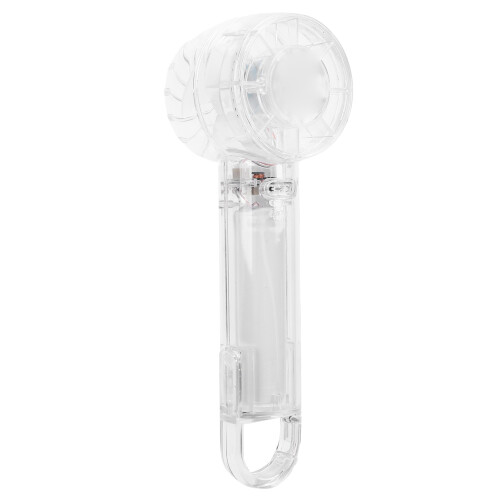 transparenter Handventilator 1200 mAh USB 3-Geschwindigkeiten weiß