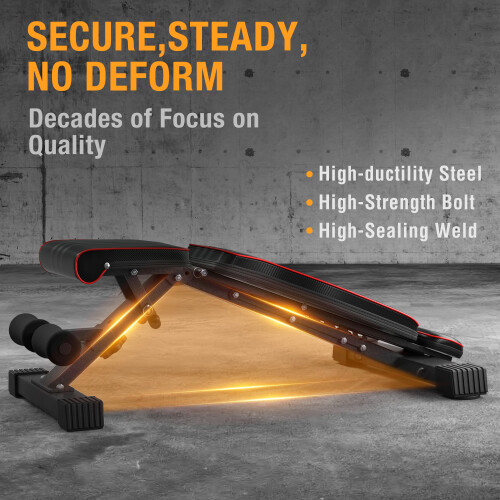 Heavy Duty Adjustable Weight Bench for Bench Press Home Gym 2