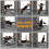 Heavy Duty Adjustable Weight Bench for Bench Press Home Gym 8